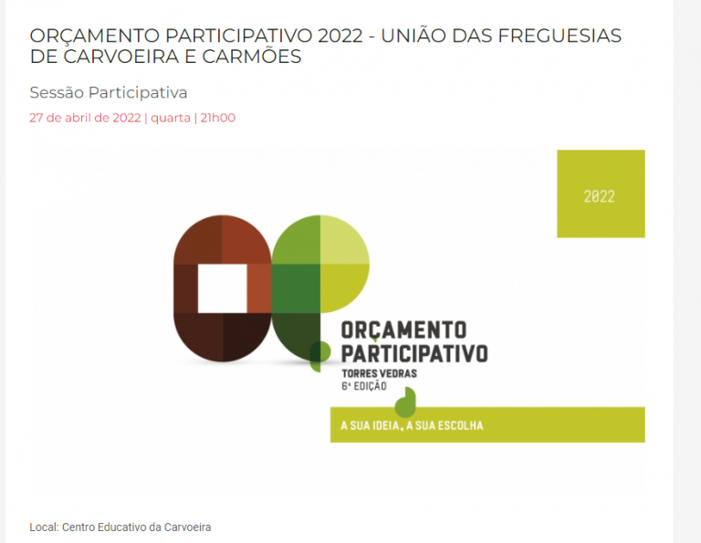 ORÇAMENTO PARTICIPATIVO 2022