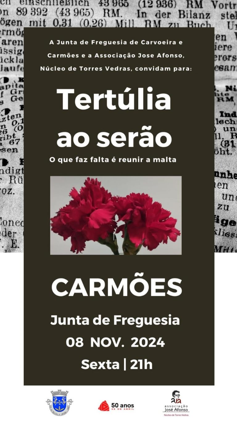 Read more about the article Tertúlia ao Serão